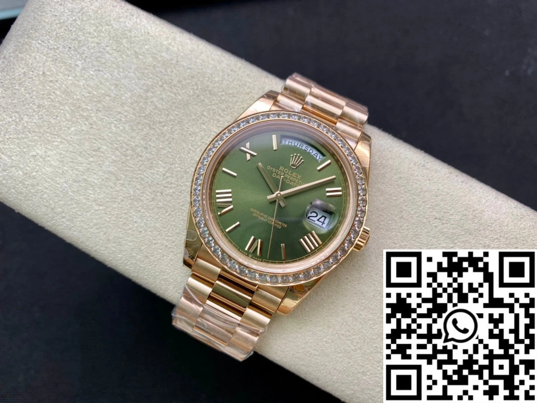 Rolex Day Date M228345RBR-0011 EW Factory Rose Gold