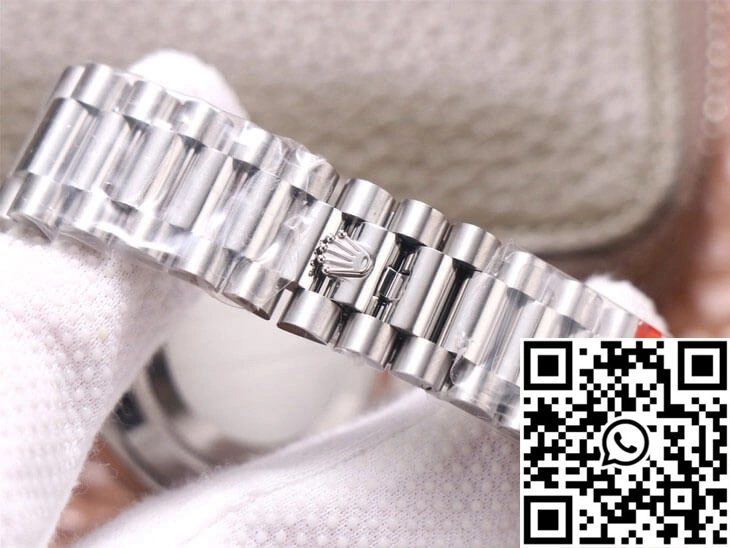 Rolex Day-Date M228349RBR-0007 EW Factory Silver Dial