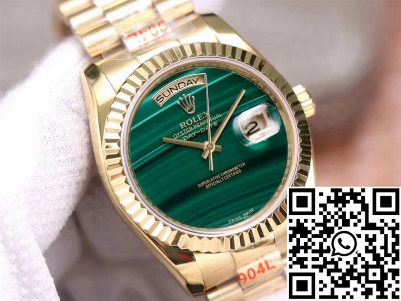 Rolex Day Date President 18238 Malachite Green Dial