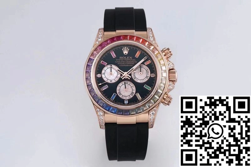 Rolex Daytona 116595RBOW BL Factory Rose Gold