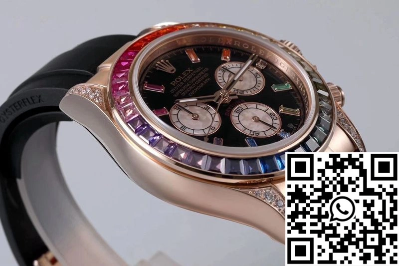 Rolex Daytona 116595RBOW BL Factory Rose Gold