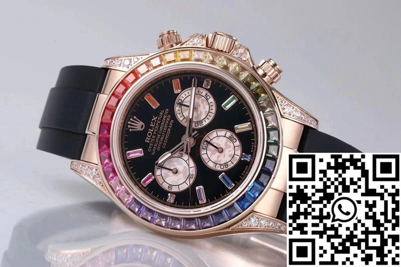Rolex Daytona 116595RBOW BL Factory Rose Gold