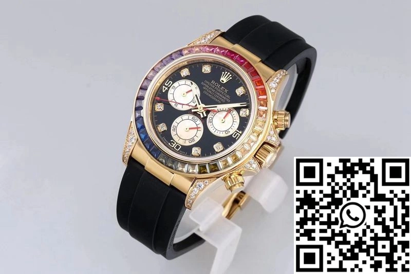 Rolex Daytona 116598RBOW BL Factory Yellow Gold