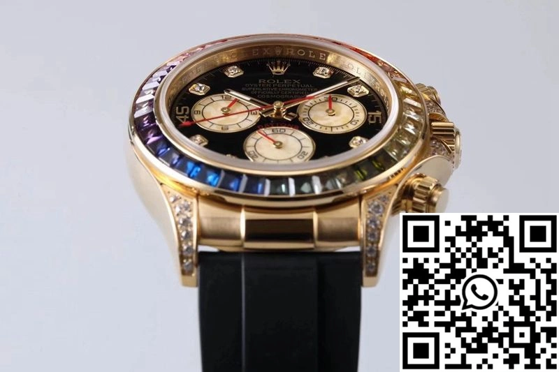 Rolex Daytona 116598RBOW BL Factory Yellow Gold