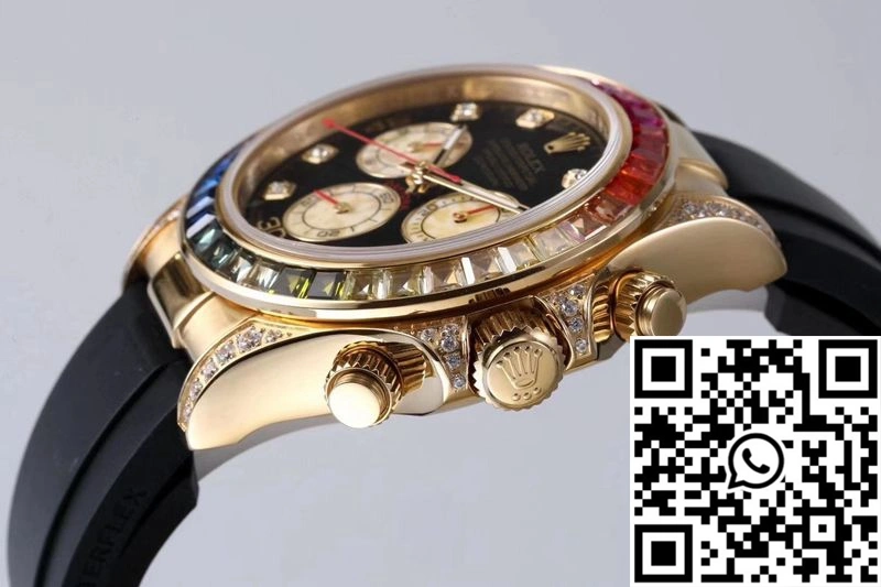Rolex Daytona 116598RBOW BL Factory Yellow Gold