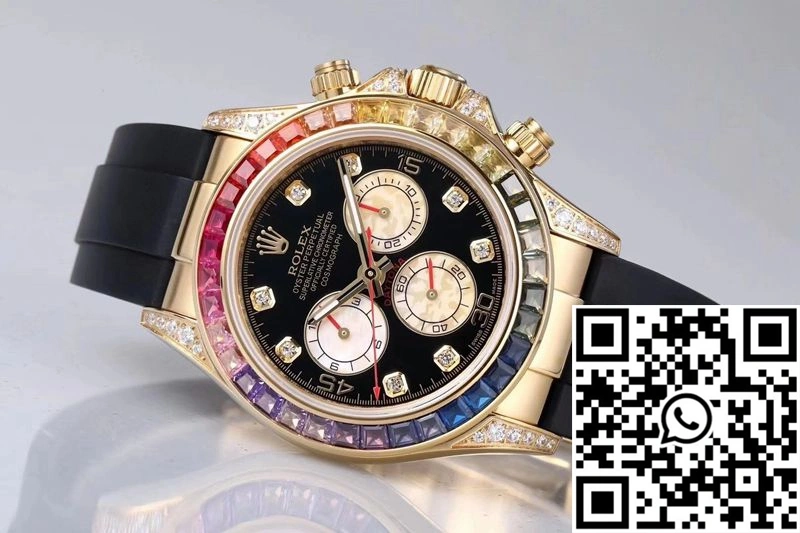 Rolex Daytona 116598RBOW BL Factory Yellow Gold