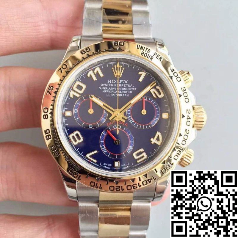 Rolex Daytona Cosmograph 116503 3A Factory 18K Yellow Gold Wrapped Blue Dial