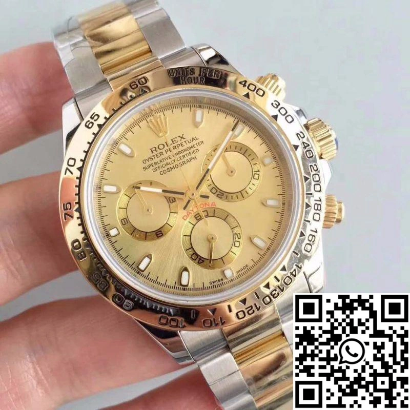 Rolex Daytona Cosmograph 116503 3A Factory 18K Yellow Gold Wrapped Gold Dial