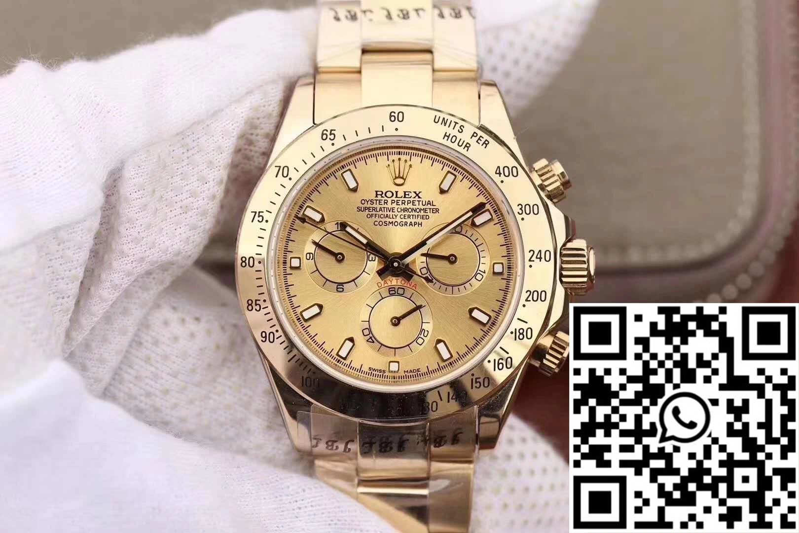 Rolex Daytona Cosmograph 116503 JH Factory Gold Dial