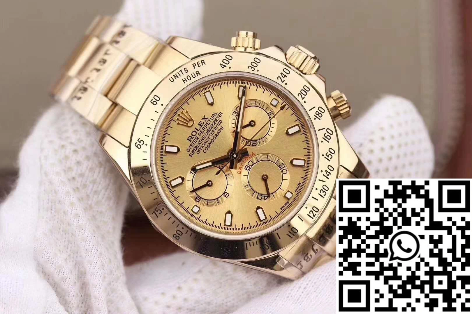 Rolex Daytona Cosmograph 116503 JH Factory Gold Dial