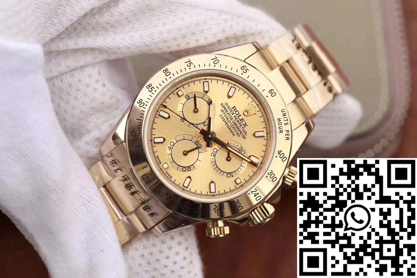 Rolex Daytona Cosmograph 116503 JH Factory Gold Dial
