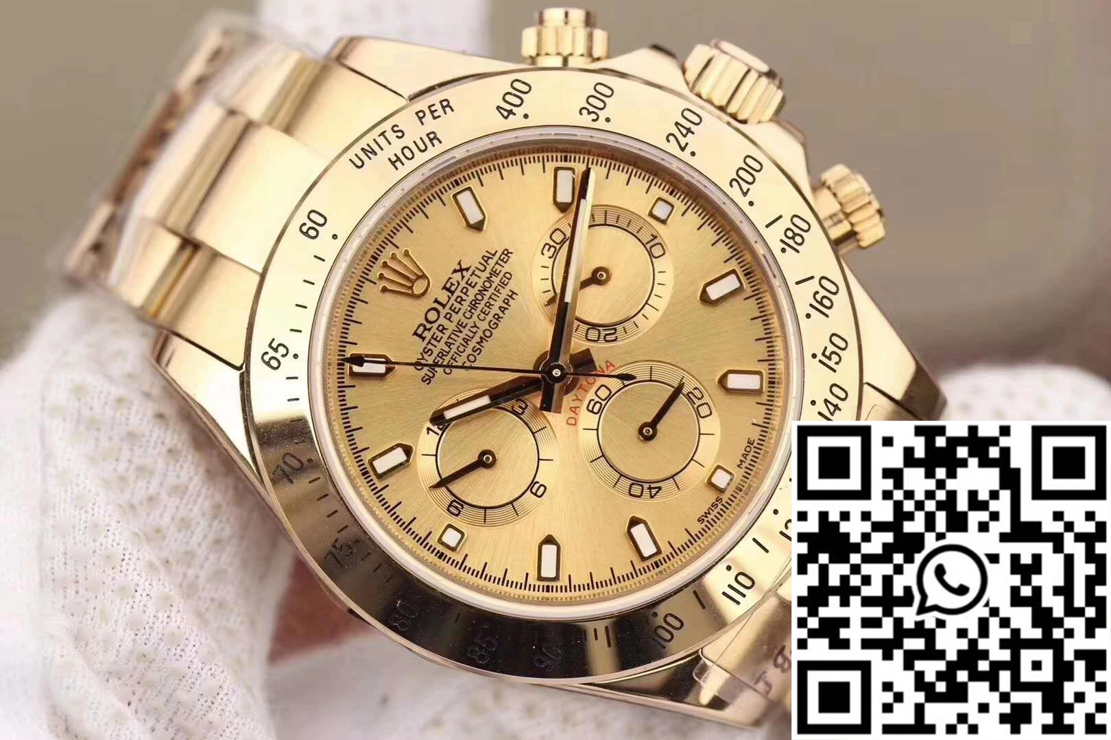 Rolex Daytona Cosmograph 116503 JH Factory Gold Dial