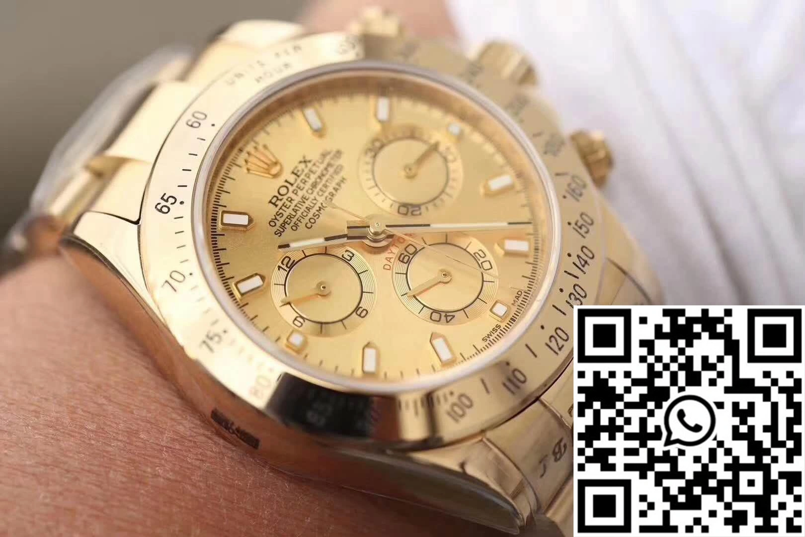 Rolex Daytona Cosmograph 116503 JH Factory Gold Dial