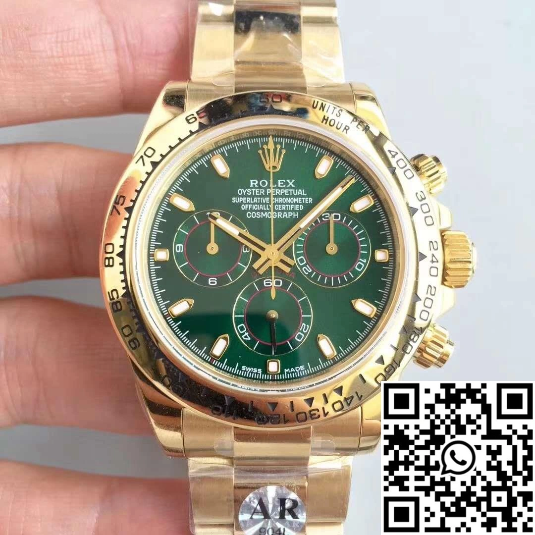 Rolex Daytona Cosmograph 116508 AR Factory Green Dial