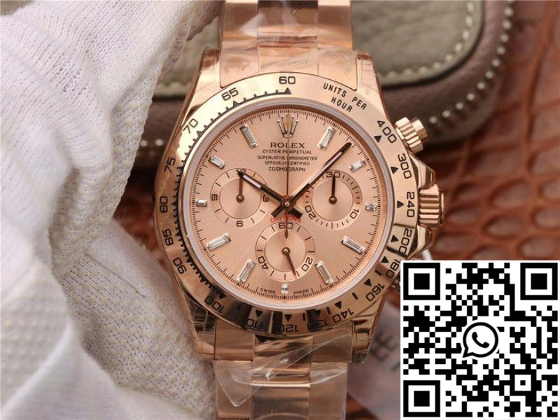 Rolex Daytona Cosmograph 116508 JH Factory Rose Gold Dial