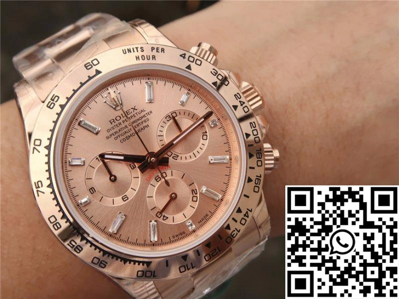 Rolex Daytona Cosmograph 116508 JH Factory Rose Gold Dial