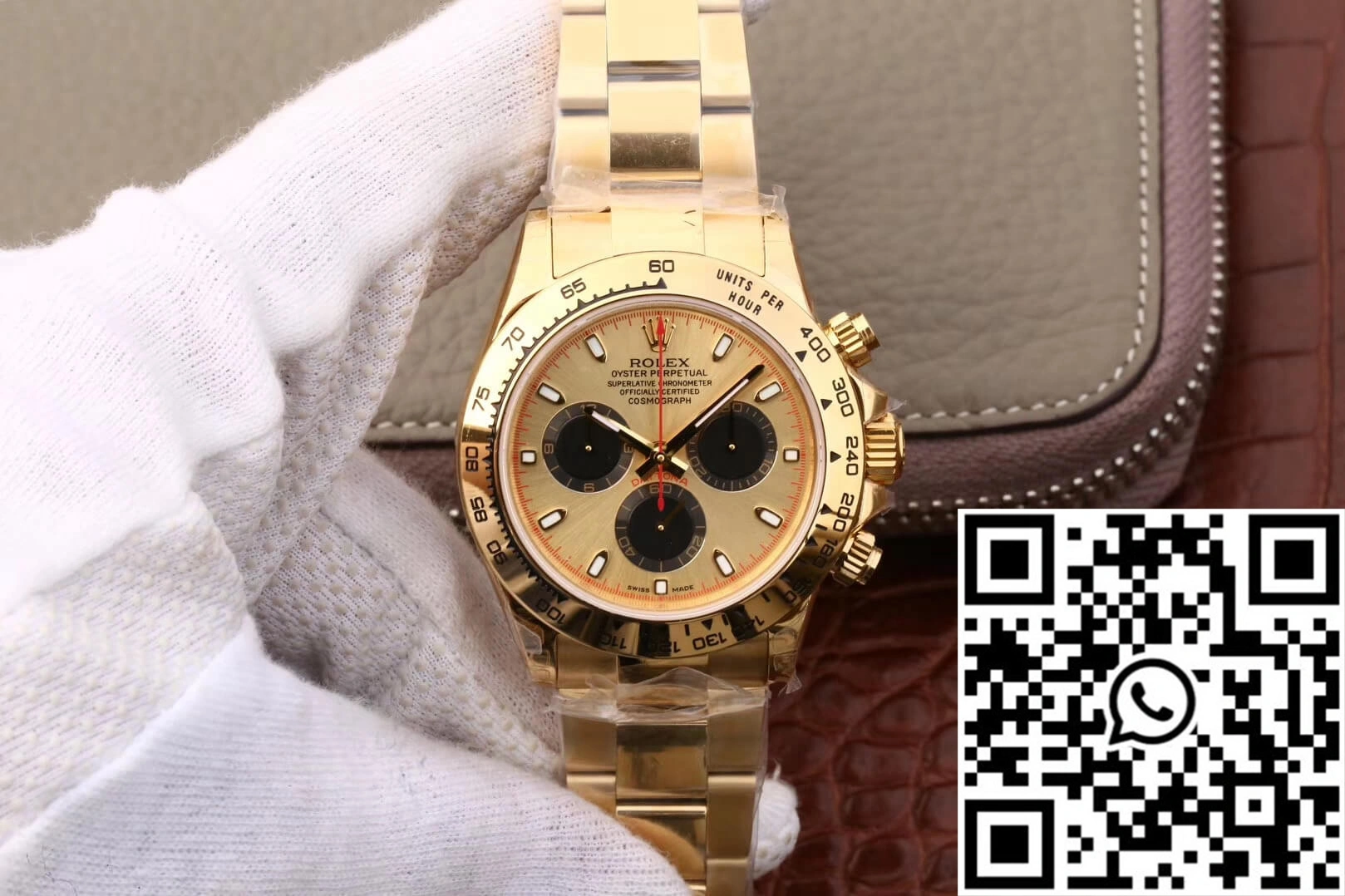Rolex Daytona Cosmograph 116508 JH Factory Yellow Gold Dial