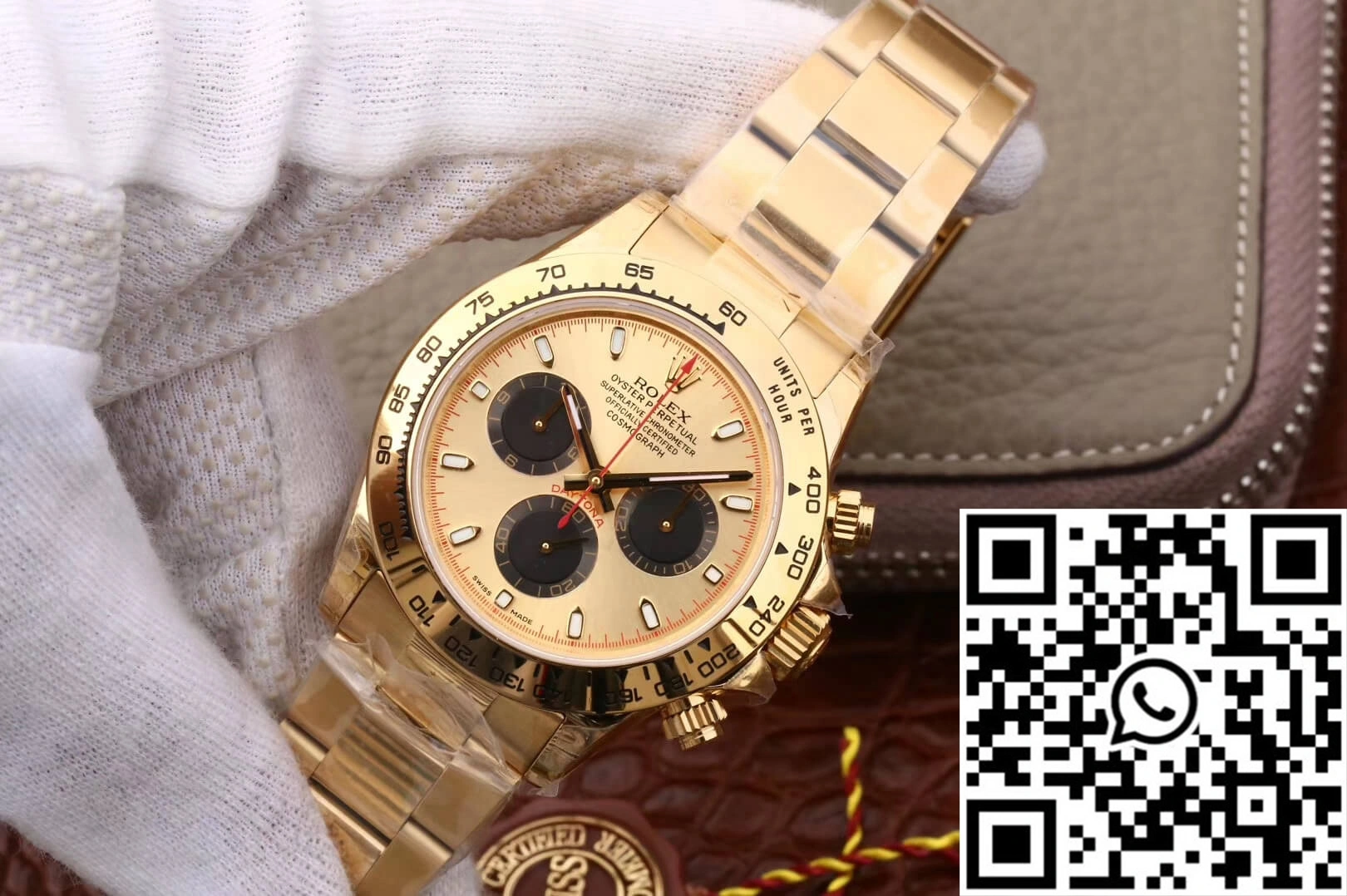 Rolex Daytona Cosmograph 116508 JH Factory Yellow Gold Dial