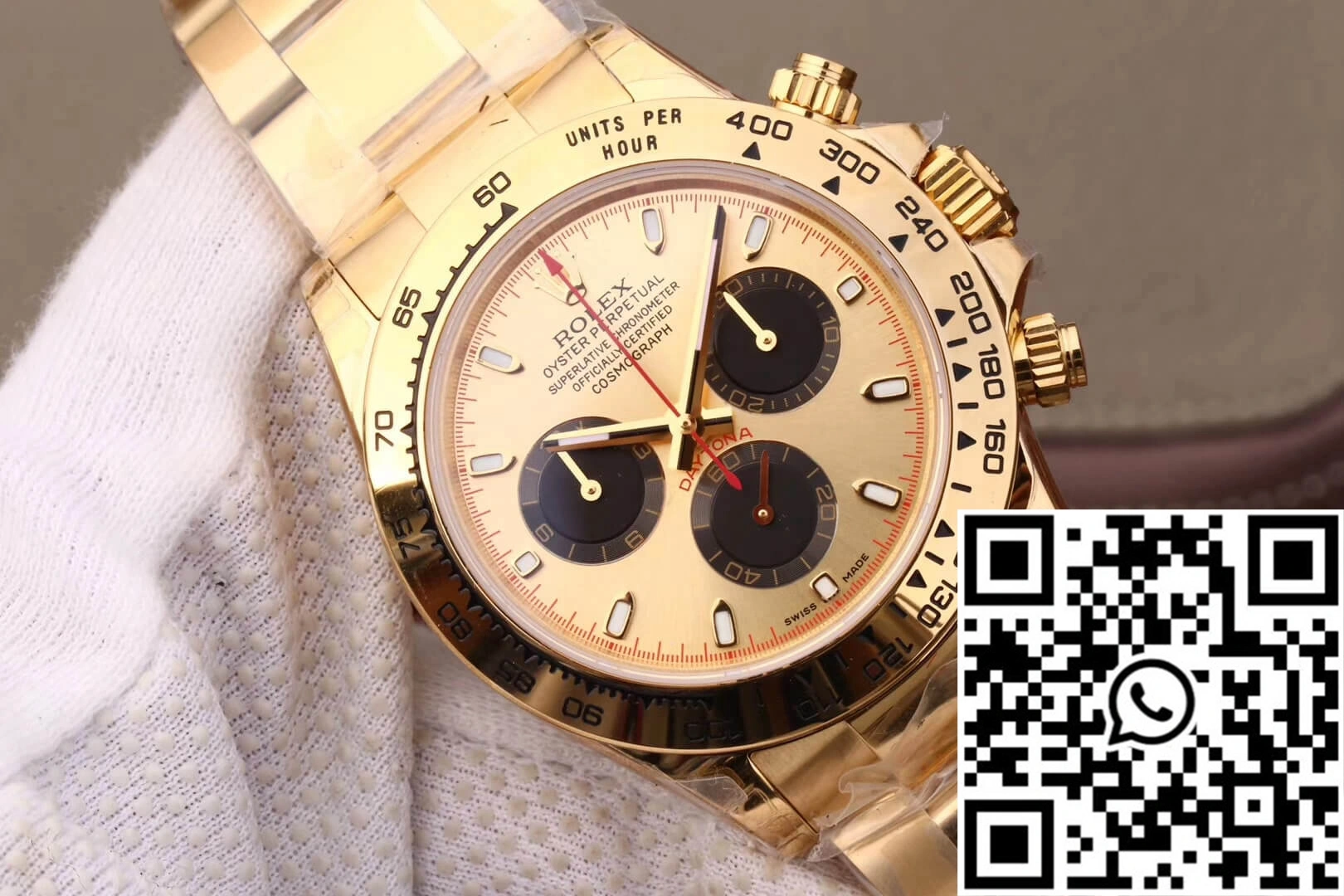 Rolex Daytona Cosmograph 116508 JH Factory Yellow Gold Dial