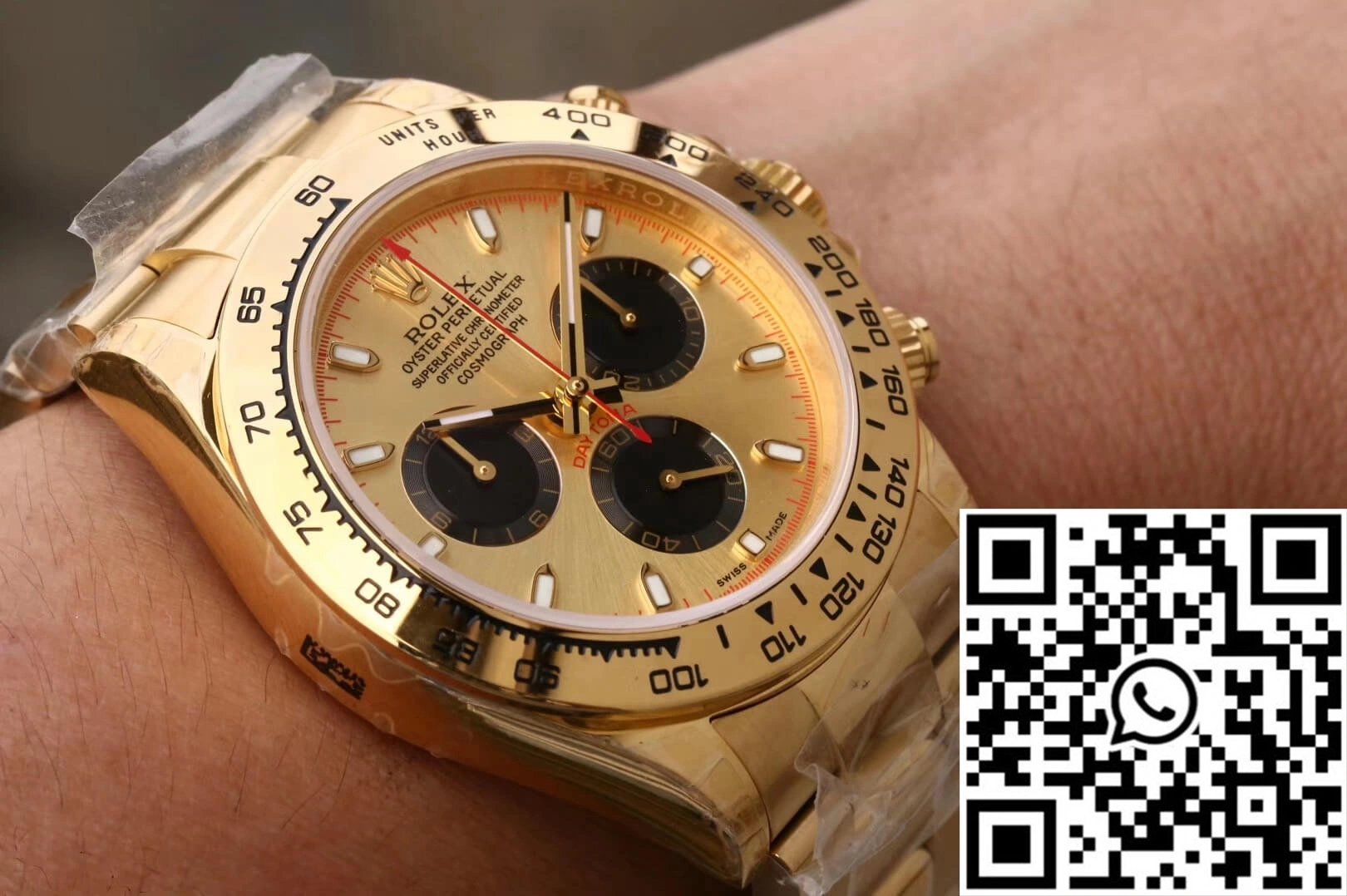 Rolex Daytona Cosmograph 116508 JH Factory Yellow Gold Dial