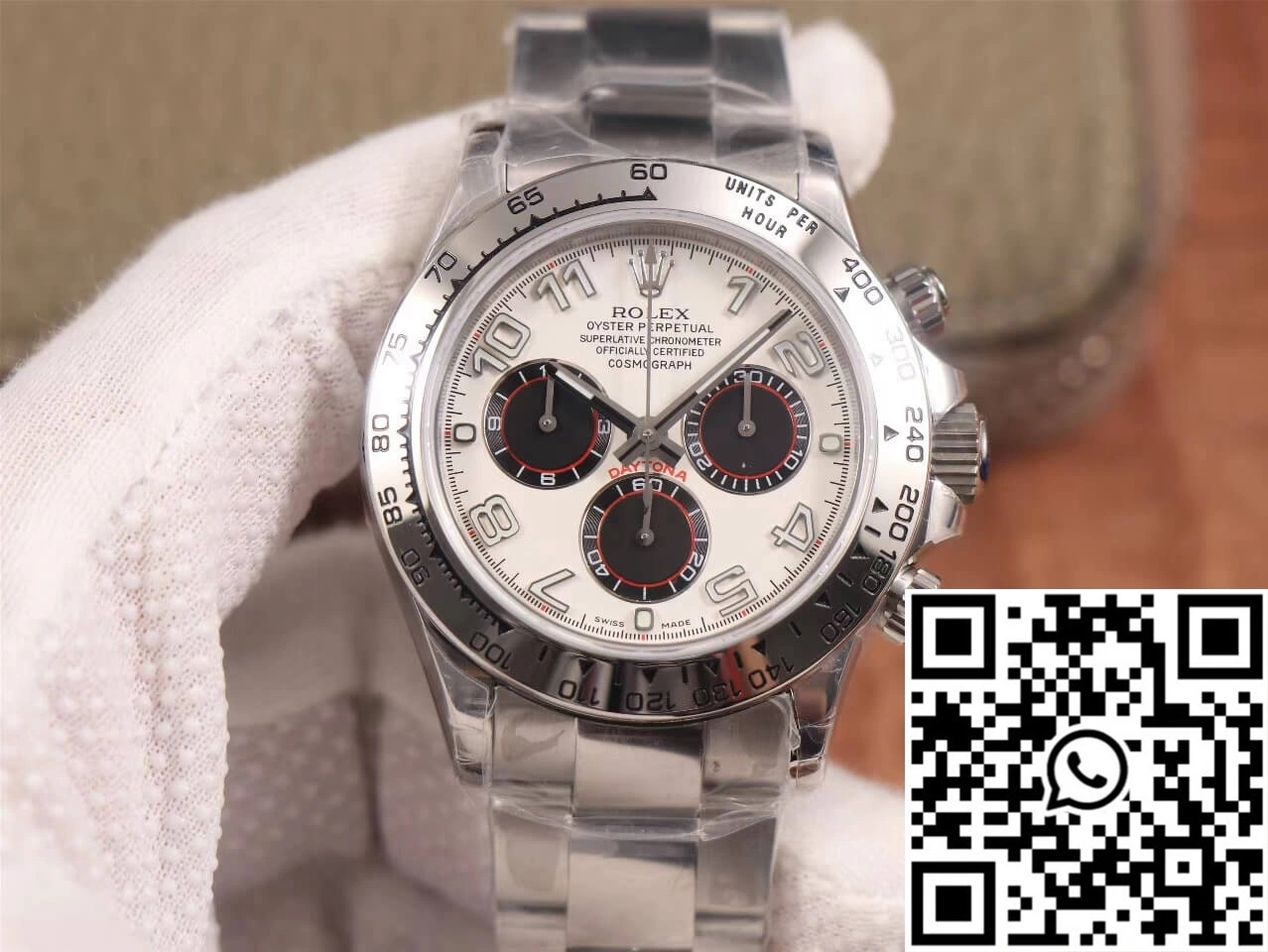 Rolex Daytona Cosmograph 116509 JH Factory White Dial
