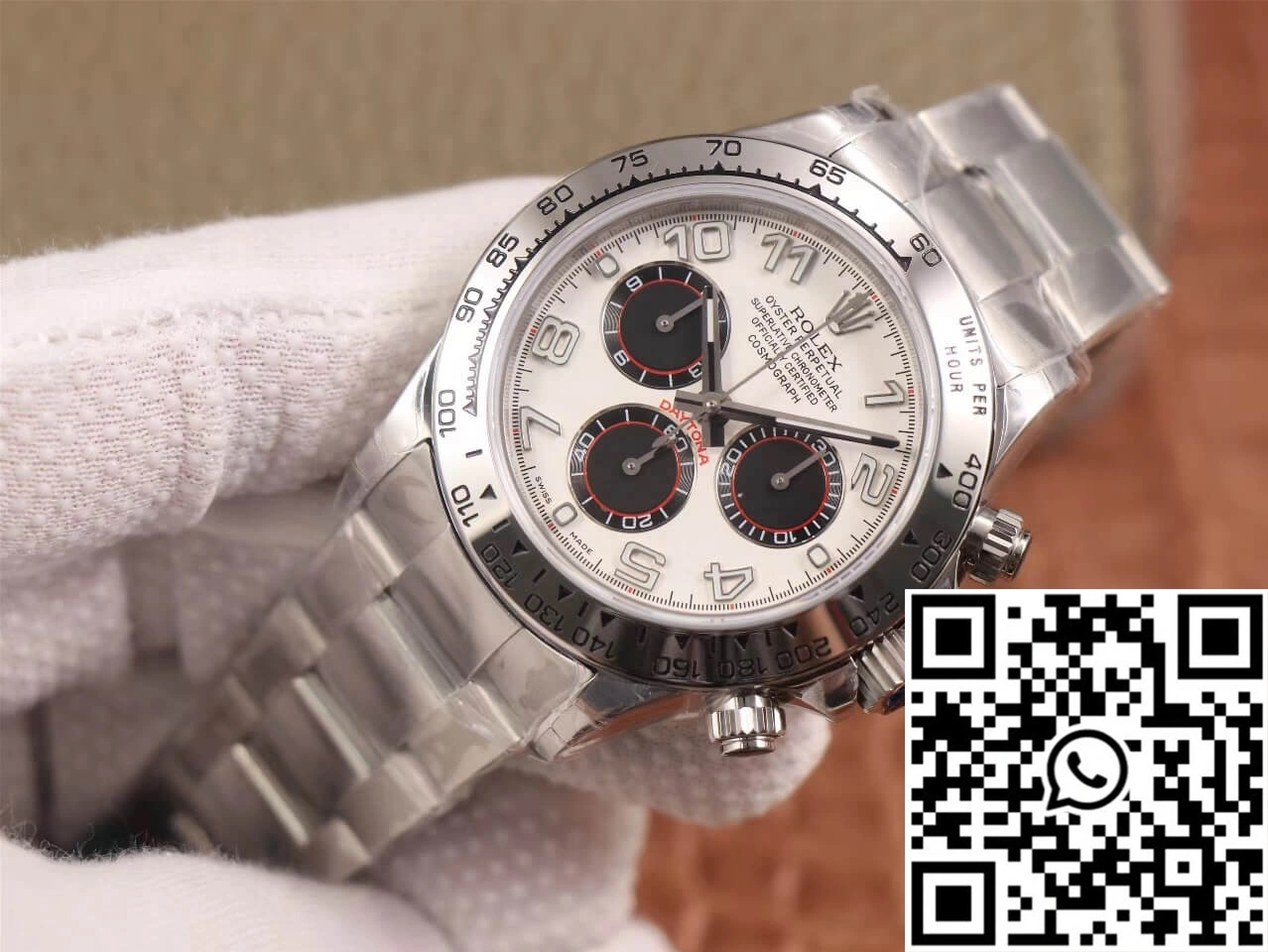 Rolex Daytona Cosmograph 116509 JH Factory White Dial