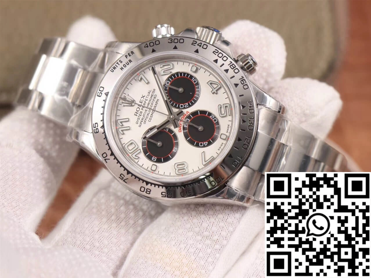Rolex Daytona Cosmograph 116509 JH Factory White Dial