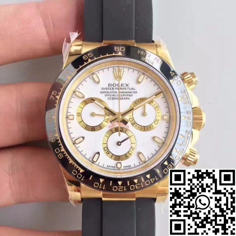 Rolex Daytona Cosmograph 116518LN AR Factory White Dial