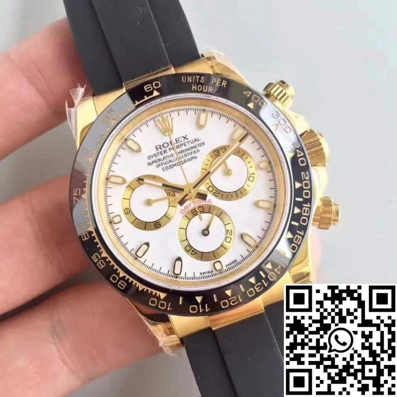 Rolex Daytona Cosmograph 116518LN AR Factory White Dial