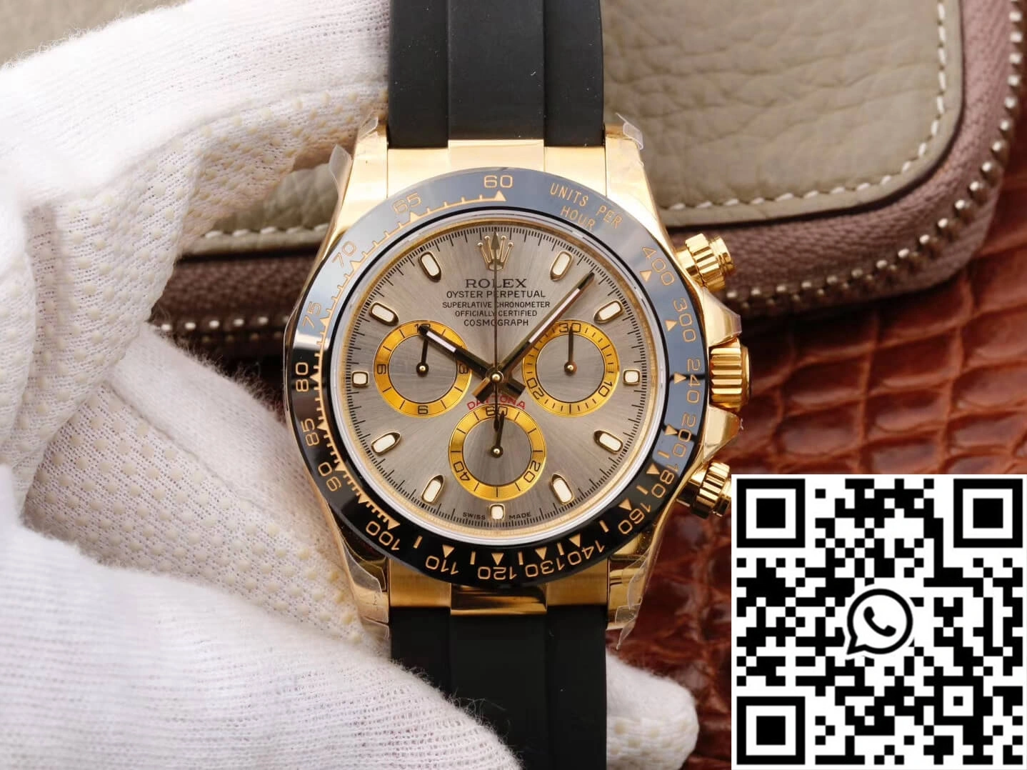 Rolex Daytona Cosmograph 116518LN JH Factory Silver Gray Dial