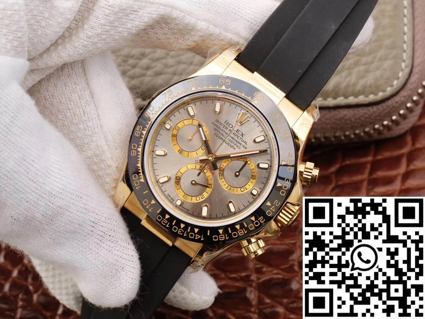 Rolex Daytona Cosmograph 116518LN JH Factory Silver Gray Dial