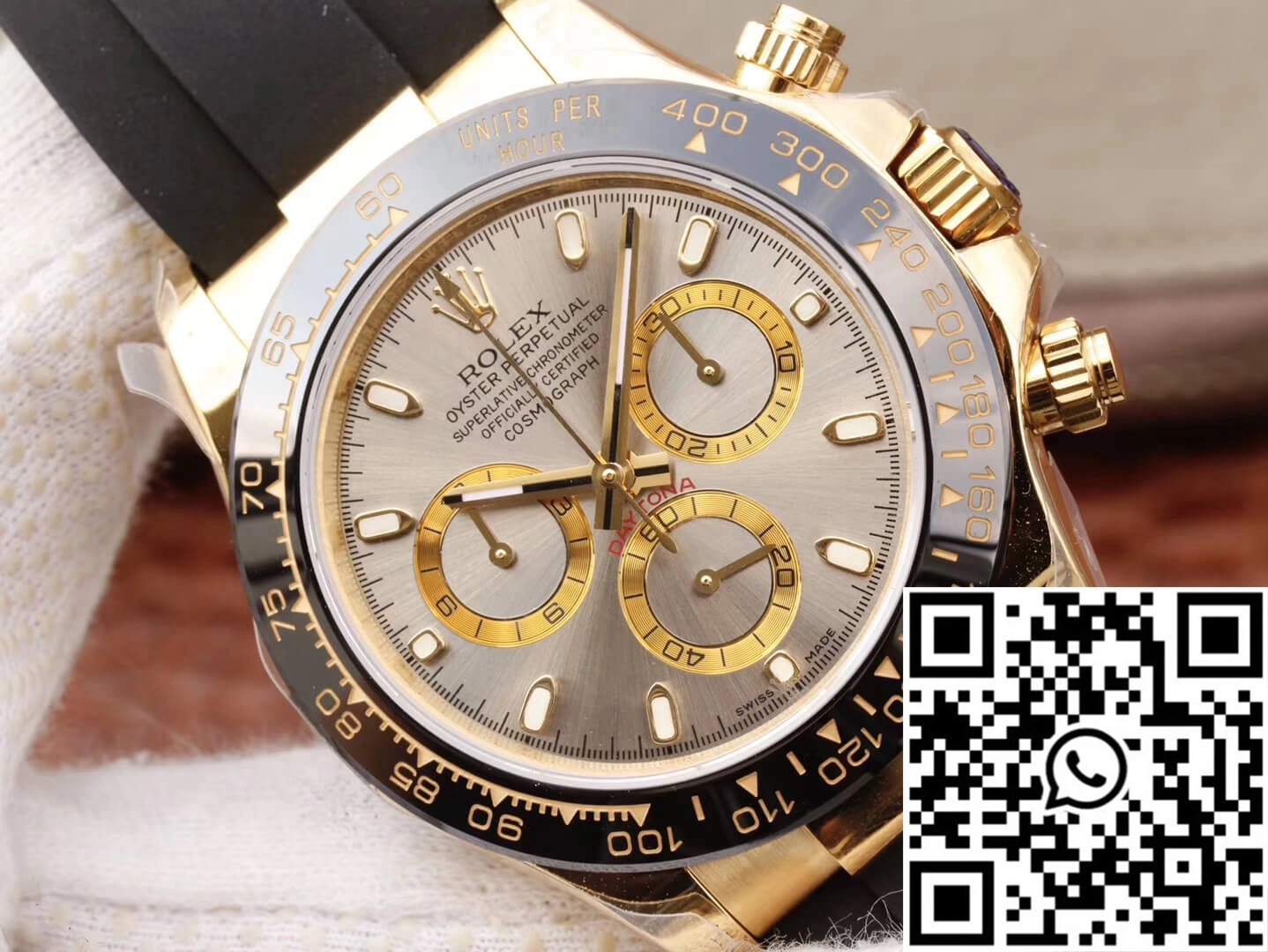 Rolex Daytona Cosmograph 116518LN JH Factory Silver Gray Dial