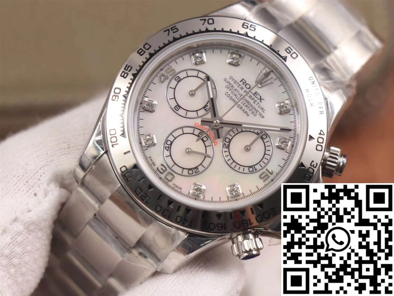 Rolex Daytona Cosmograph 116520-78590 JH Factory Diamond Dial
