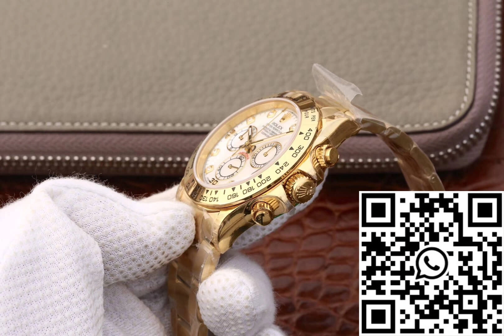 Rolex Daytona Cosmograph 116528-78598 JH Factory Yellow Gold Diamonds Dial