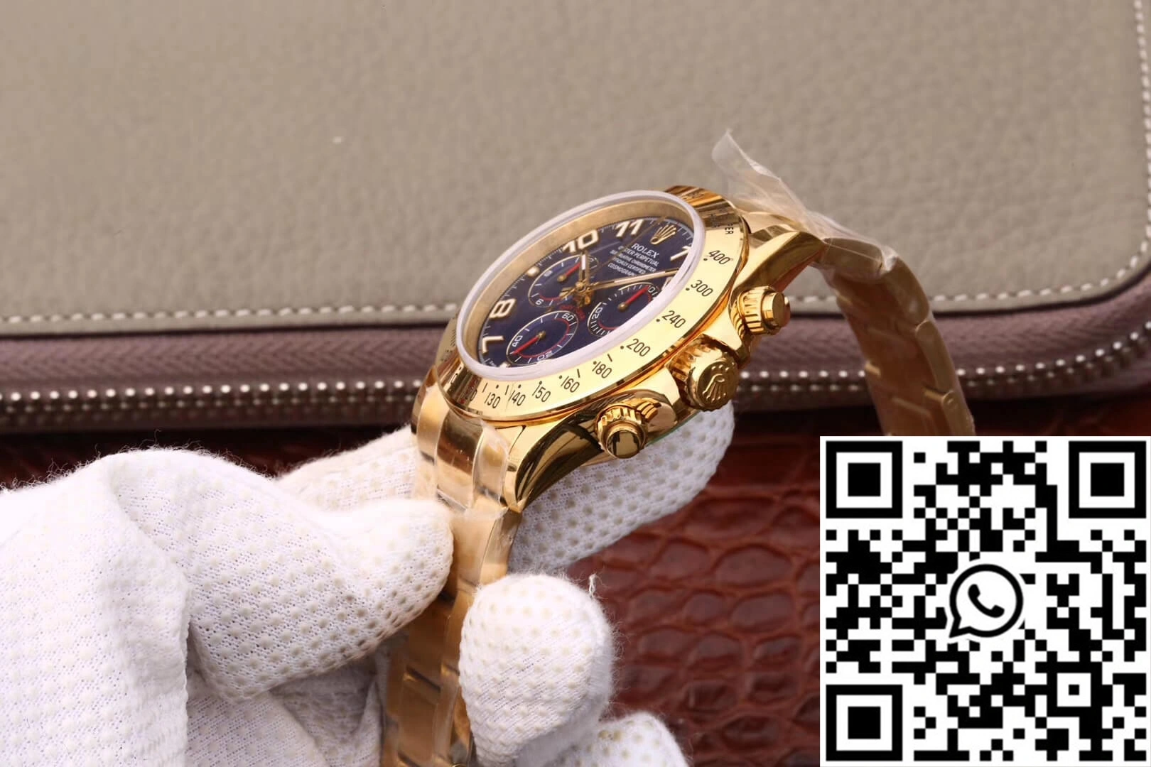 Rolex Daytona Cosmograph 116528 JH Factory Full Gold Blue Dial