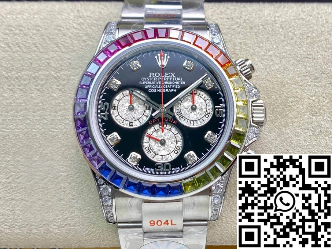 Rolex Daytona Cosmograph 116599 RBOW JH Factory Diamond-set Dial