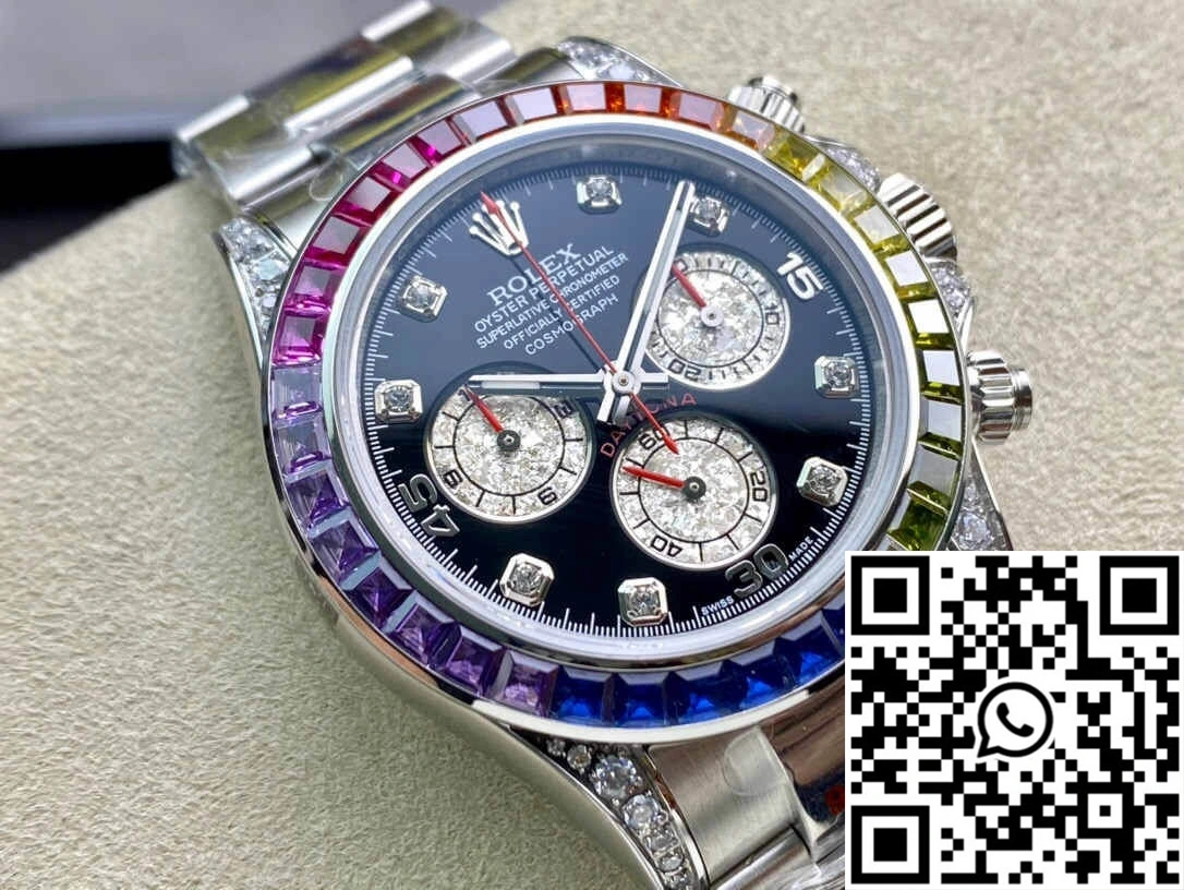 Rolex Daytona Cosmograph 116599 RBOW JH Factory Diamond-set Dial