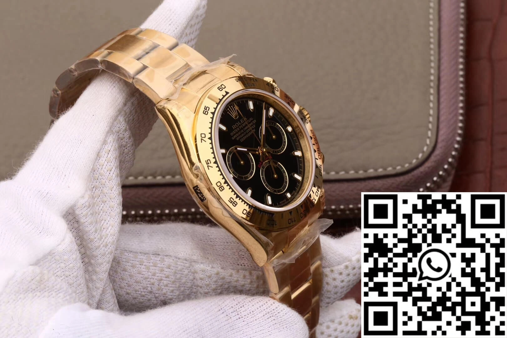 Rolex Daytona Cosmograph M116508-0004 JH Factory Yellow Gold Black Dial