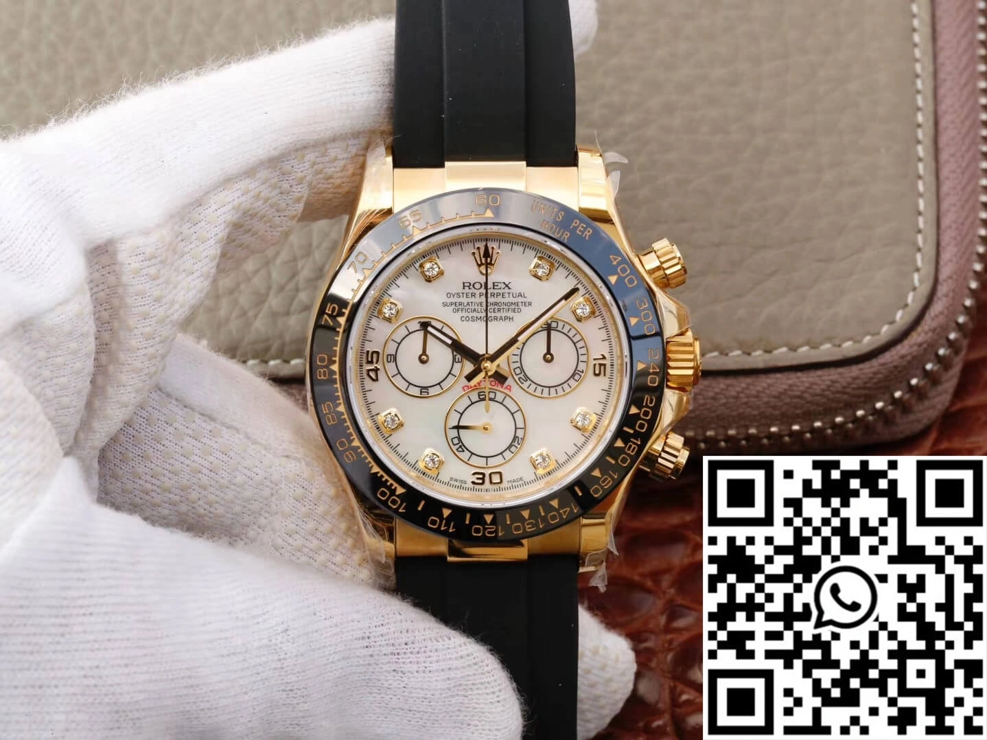 Rolex Daytona Cosmograph M116518ln-0037 JH Factory V6 Diamond Dial