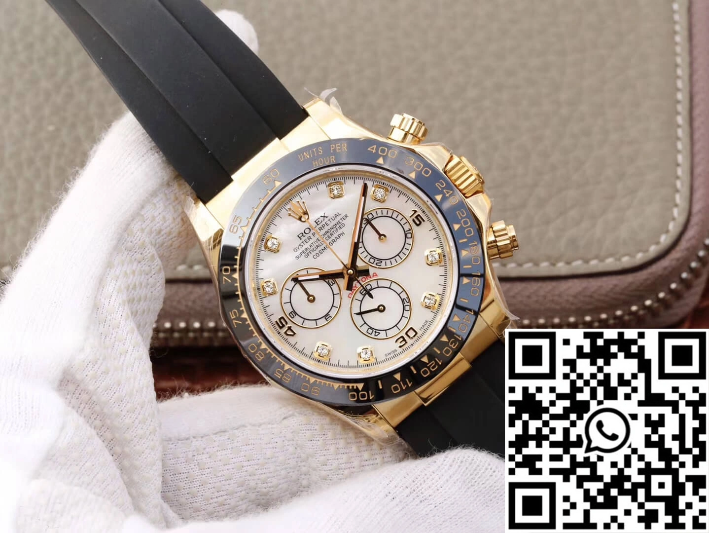 Rolex Daytona Cosmograph M116518ln-0037 JH Factory V6 Diamond Dial