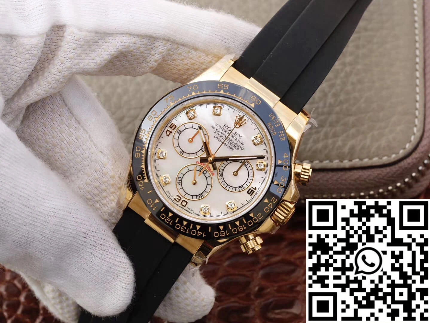 Rolex Daytona Cosmograph M116518ln-0037 JH Factory V6 Diamond Dial