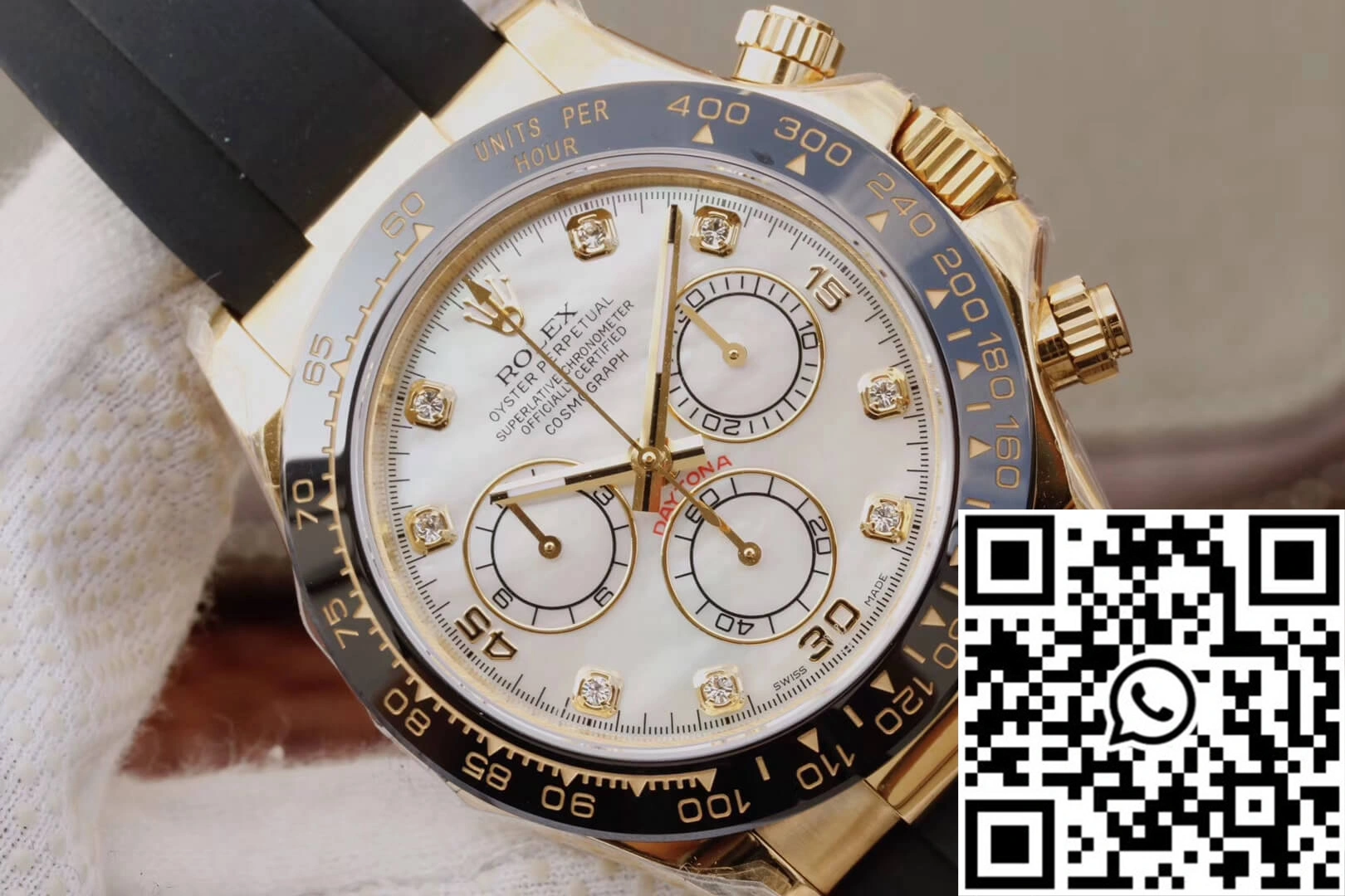 Rolex Daytona Cosmograph M116518ln-0037 JH Factory V6 Diamond Dial