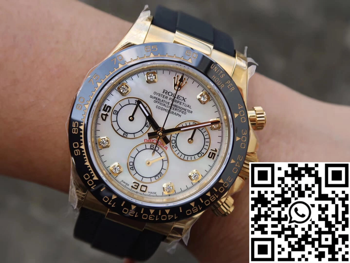 Rolex Daytona Cosmograph M116518ln-0037 JH Factory V6 Diamond Dial