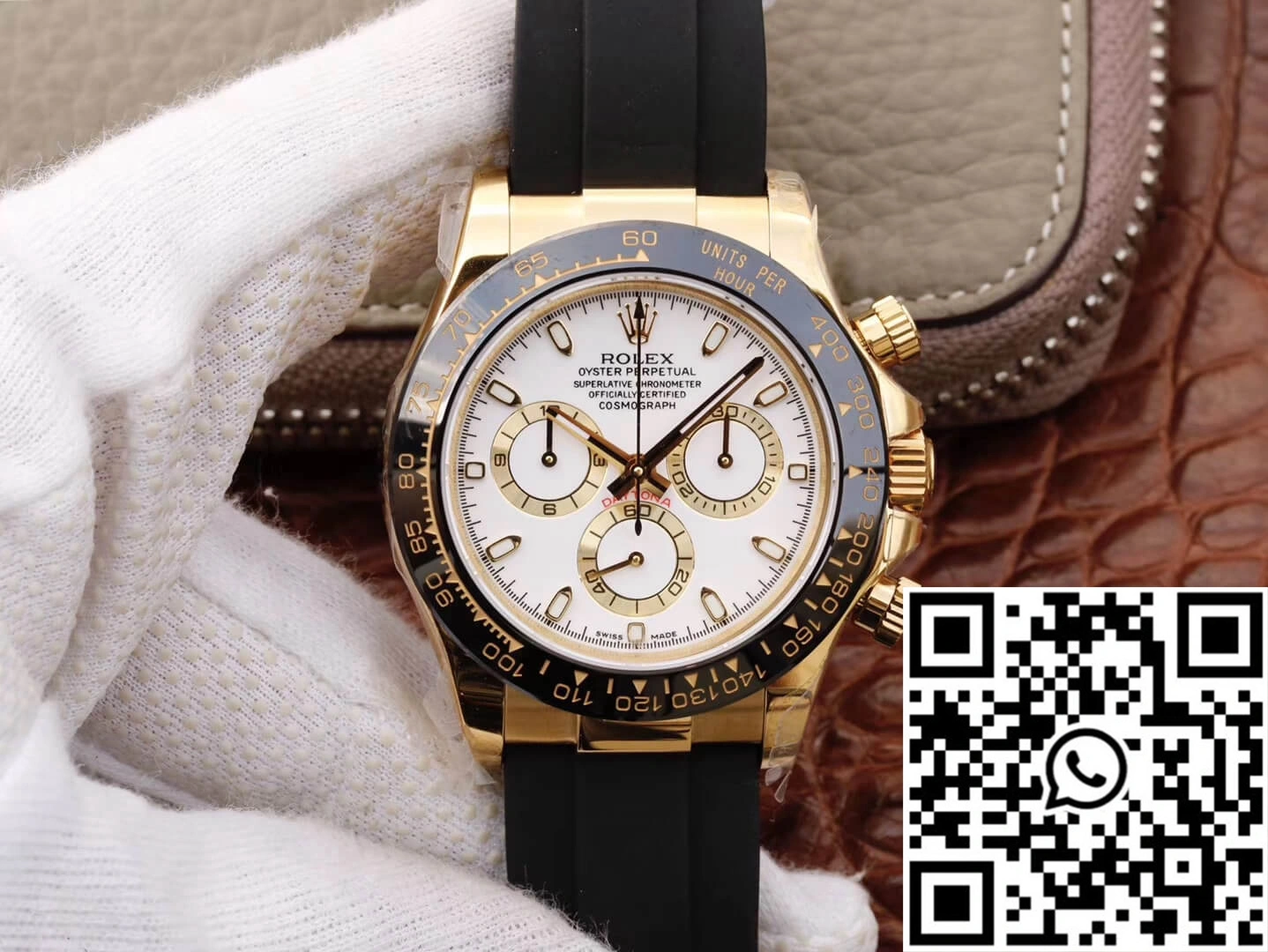 Rolex Daytona Cosmograph M116518ln-0041 JH Factory White Dial