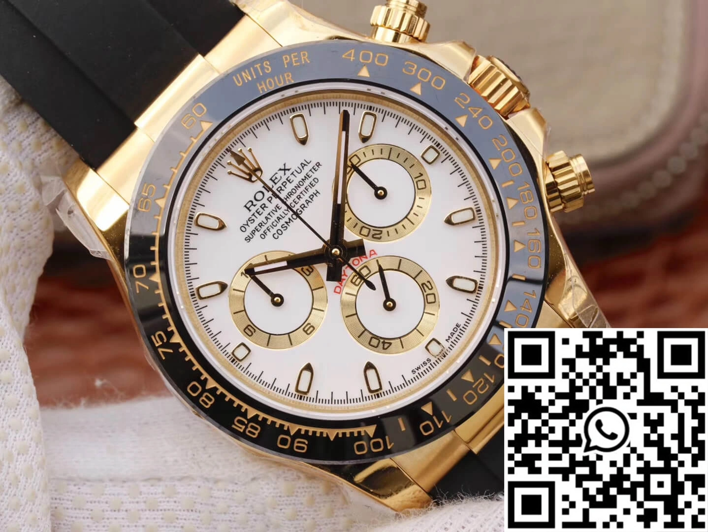 Rolex Daytona Cosmograph M116518ln-0041 JH Factory White Dial