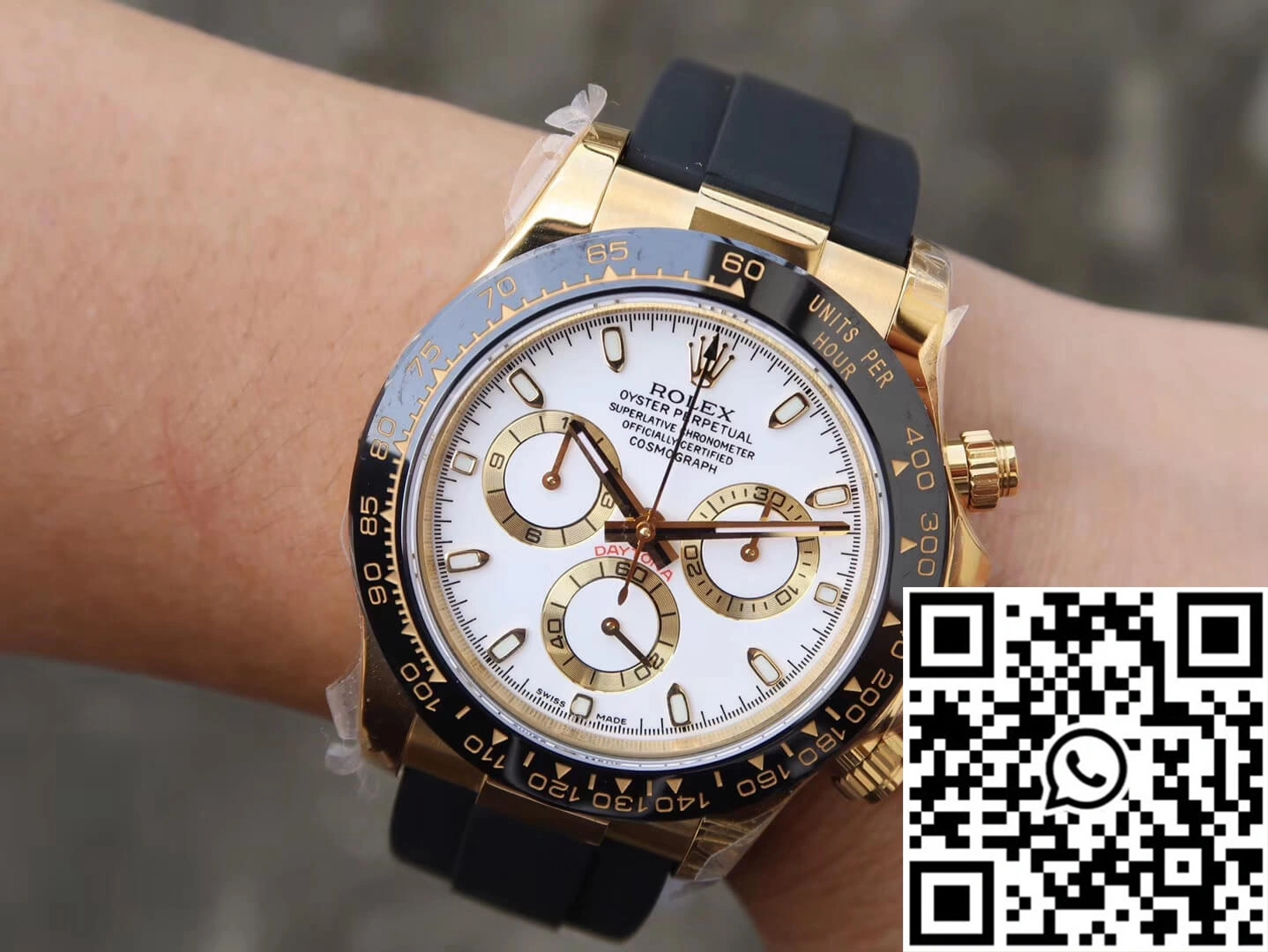 Rolex Daytona Cosmograph M116518ln-0041 JH Factory White Dial