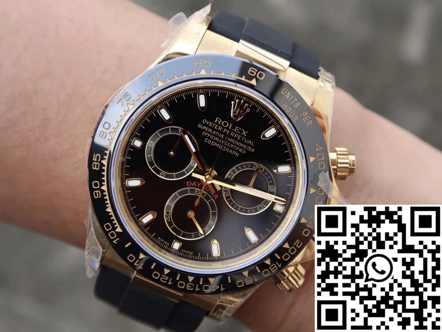 Rolex Daytona Cosmograph M116518ln-0043 JH Factory Black Dial
