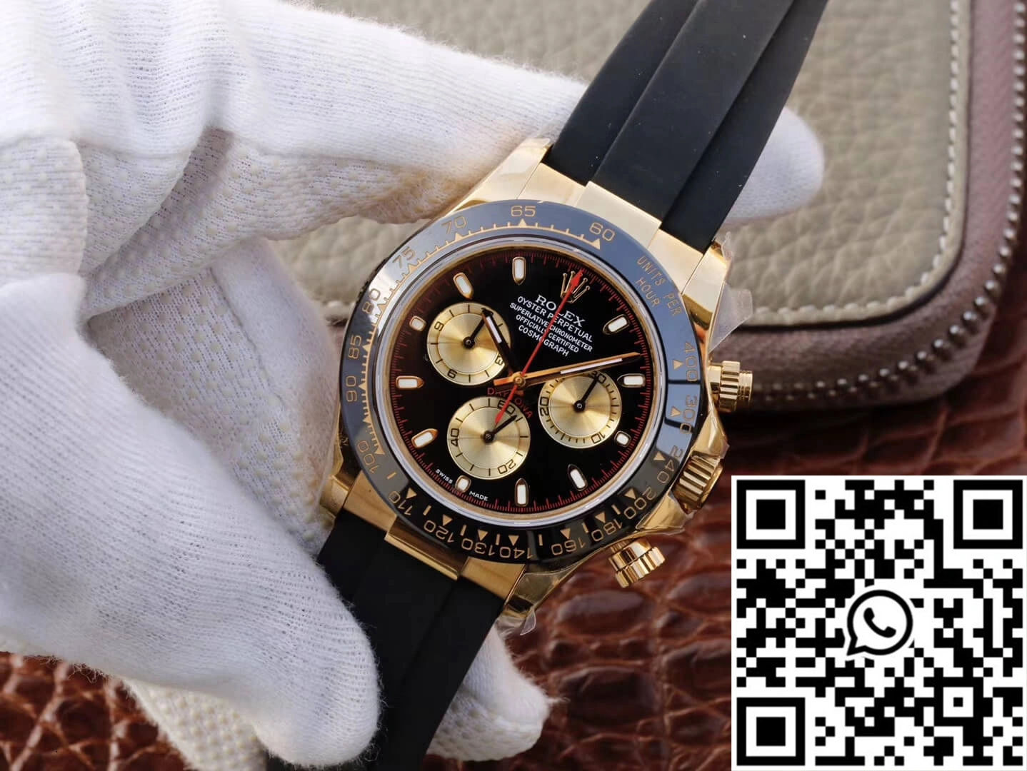 Rolex Daytona Cosmograph M116518ln-0047 JH Factory Black Dial