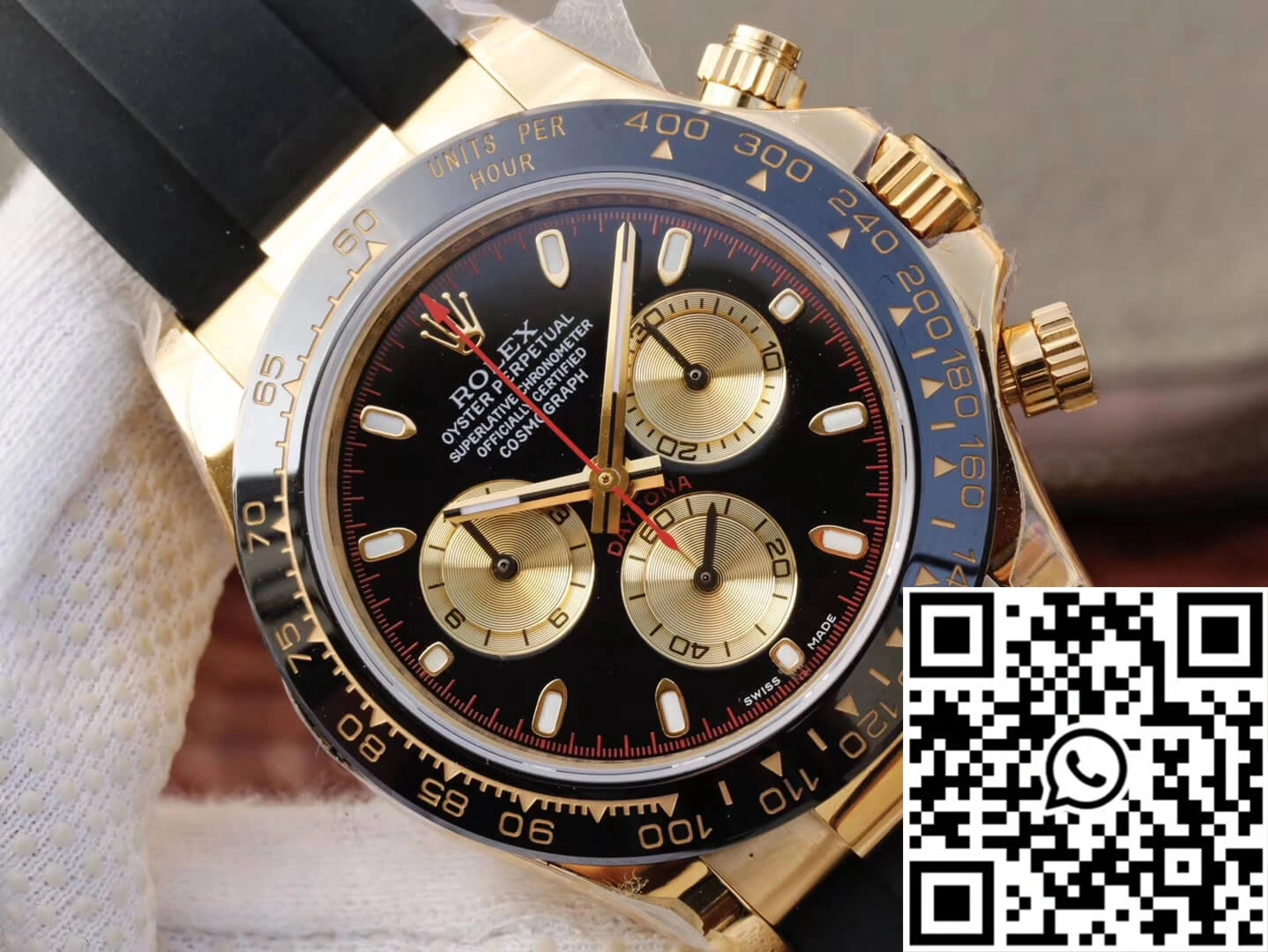 Rolex Daytona Cosmograph M116518ln-0047 JH Factory Black Dial