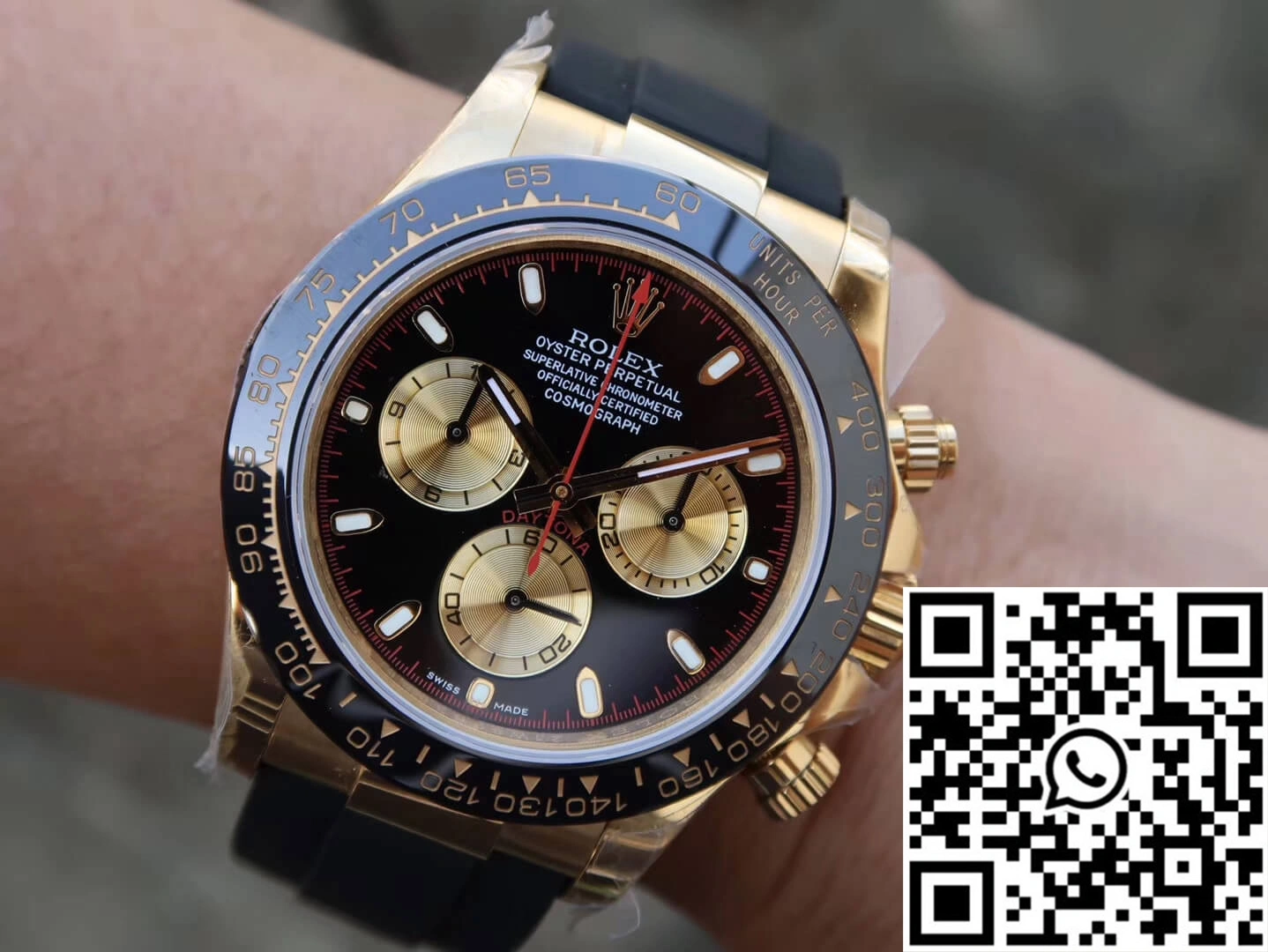 Rolex Daytona Cosmograph M116518ln-0047 JH Factory Black Dial